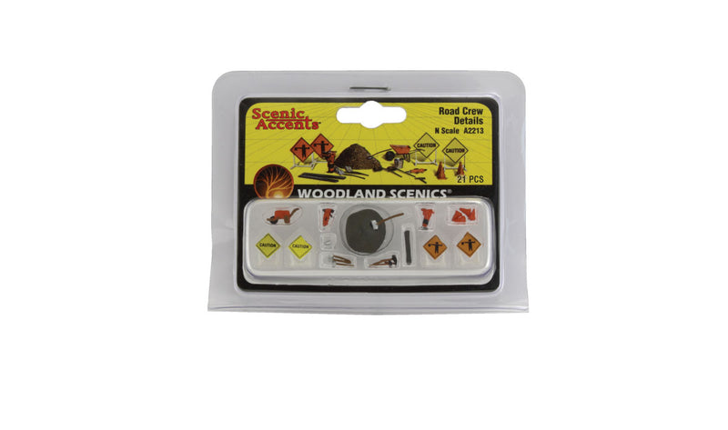 Woodland Scenics A2213 N Scale Figures - Road Crew Details