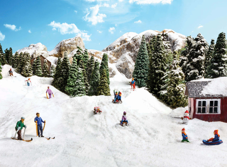 Woodland Scenics A2221 N Scale Figures - Children Sledding