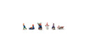 Woodland Scenics A2221 N Scale Figures - Children Sledding