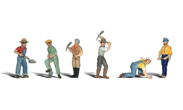 Woodland Scenics A2723 O Scale Figures - Track Workers