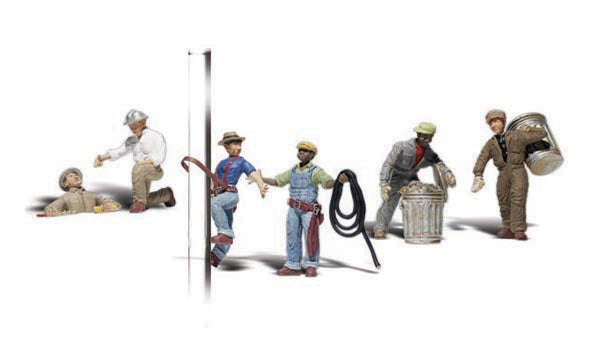 Woodland Scenics A2742 O Scale Figures - City Workers