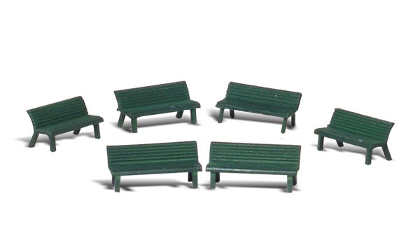 Woodland Scenics A2758 O Scale Figures - Park Benches