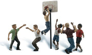 Woodland Scenics A2760 O Scale Figures - Shootin' Hoops