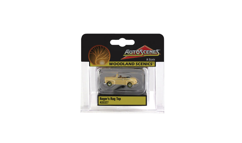 Woodland Scenics AS5327 N Scale Vehicles - Rogers Rag Top