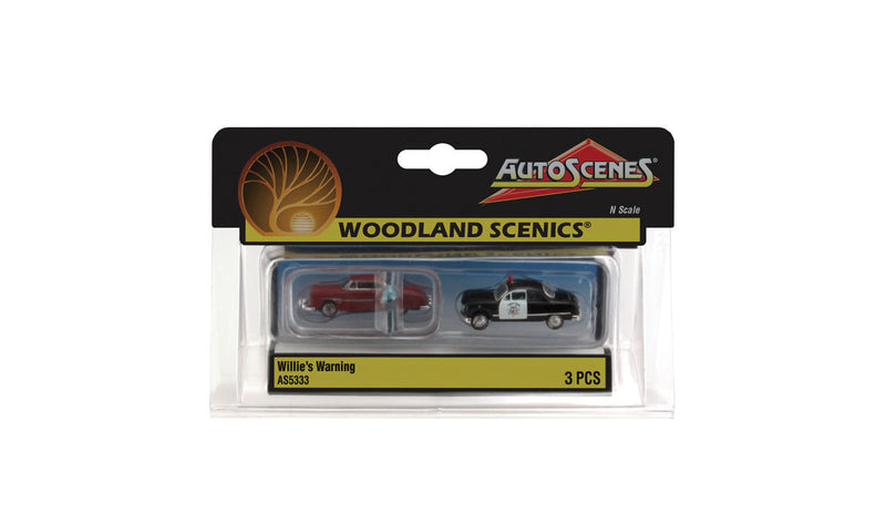 Woodland Scenics AS5333 N Scale Vehicles - Willie's Warning