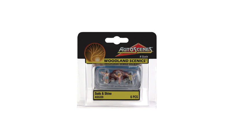 Woodland Scenics AS5339 N Scale Vehicles - Suds & Shine