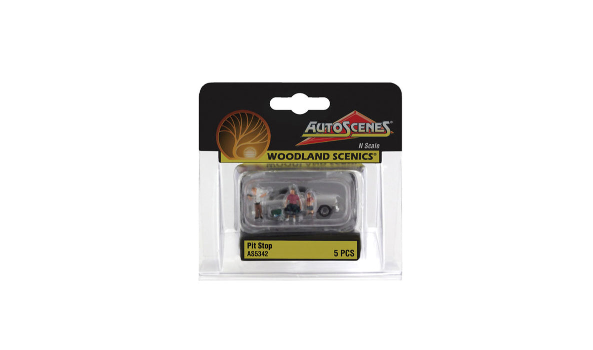Woodland Scenics AS5342 N Scale Vehicles - Pit Stop