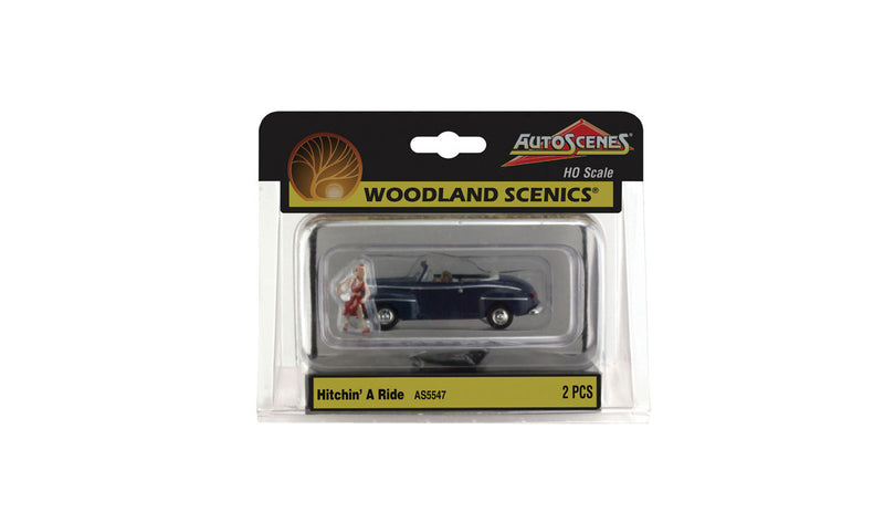 Woodland Scenics AS5547 HO Scale Vehicles - Hitchin' A Ride