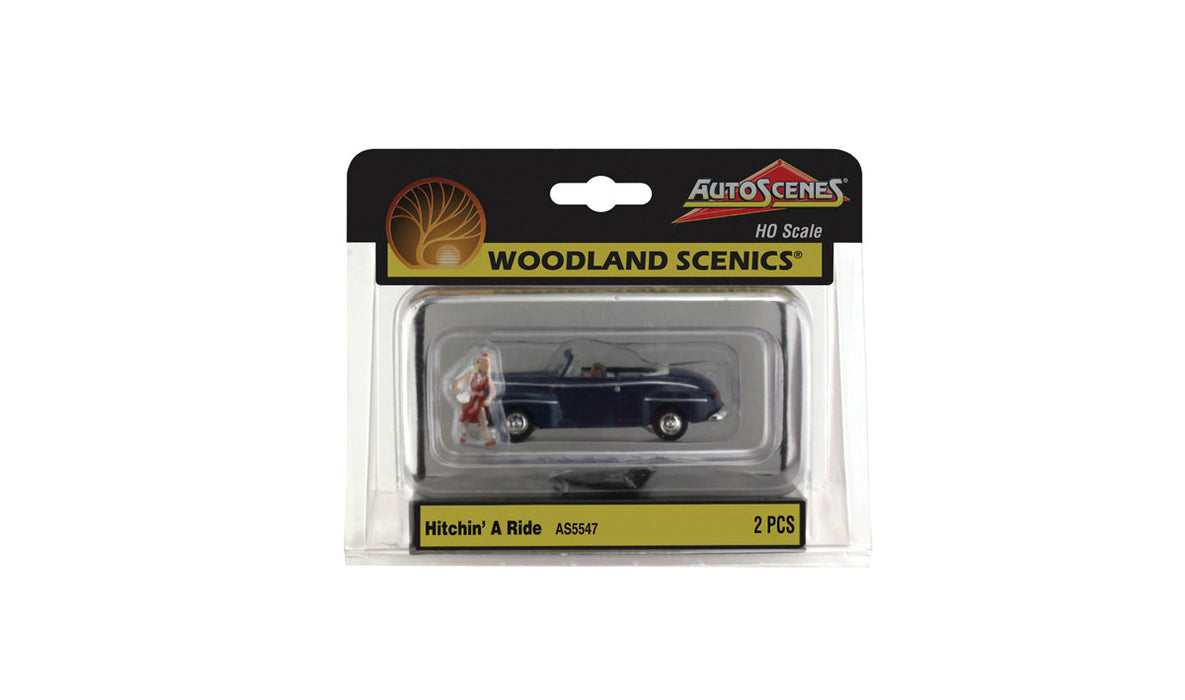 Woodland Scenics AS5547 HO Scale Vehicles - Hitchin' A Ride