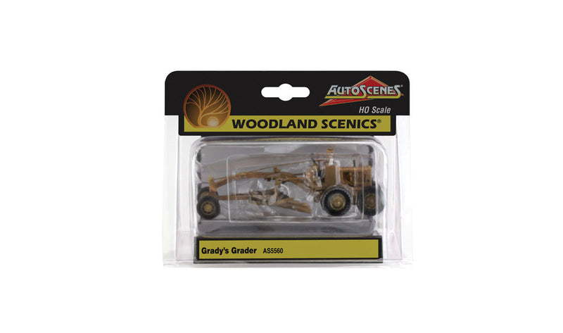 Woodland Scenics AS5560 HO Scale Vehicles - Grady's Grader