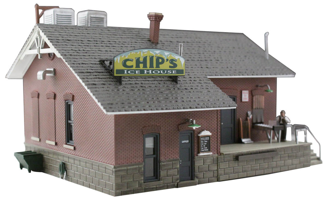 Woodland Scenics BR4927 N Scale Built Up Structure - Chip's Ice House