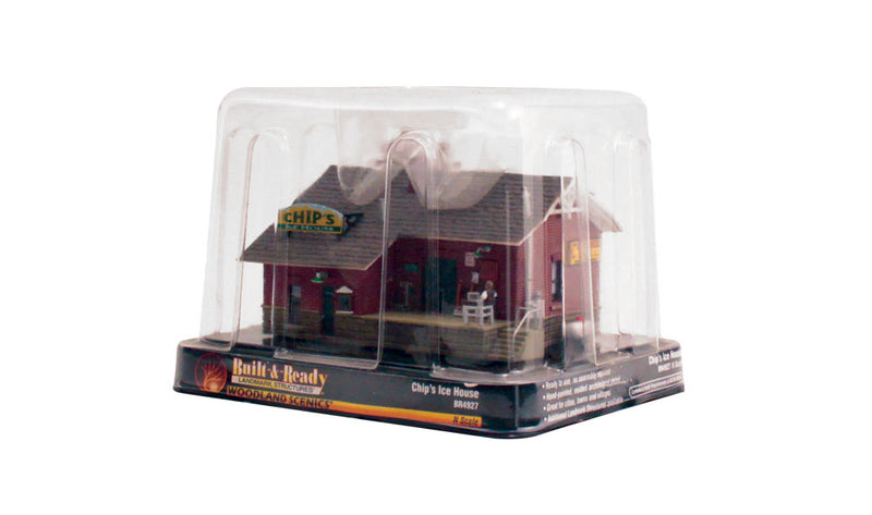 Woodland Scenics BR4927 N Scale Built Up Structure - Chip's Ice House