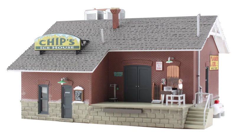 Woodland Scenics BR4927 N Scale Built Up Structure - Chip's Ice House
