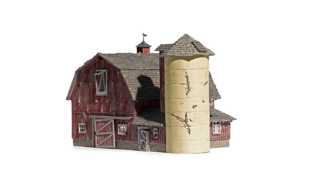 Woodland Scenics BR4932 N Scale Built Up Structure - Old Weathered Barn