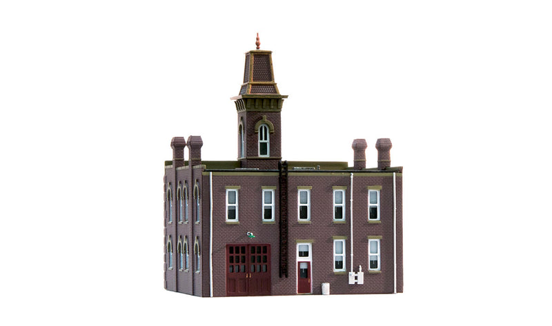 Woodland Scenics BR4934 N Scale Built Up Structure - Firehouse