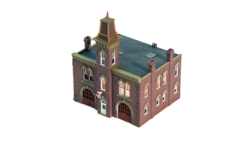 Woodland Scenics BR4934 N Scale Built Up Structure - Firehouse