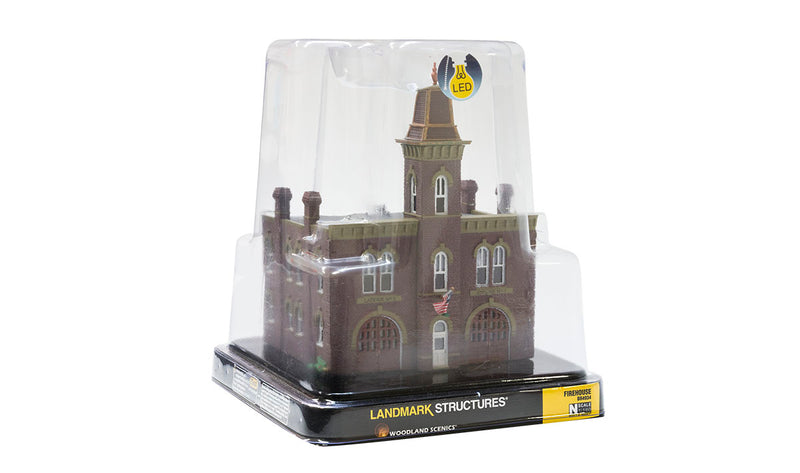 Woodland Scenics BR4934 N Scale Built Up Structure - Firehouse