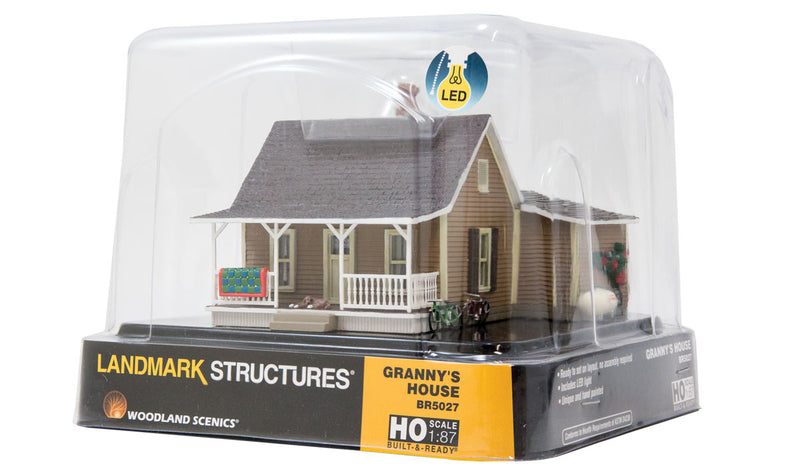 Woodland Scenics BR5027 HO Scale Built Up Structure - Granny's House