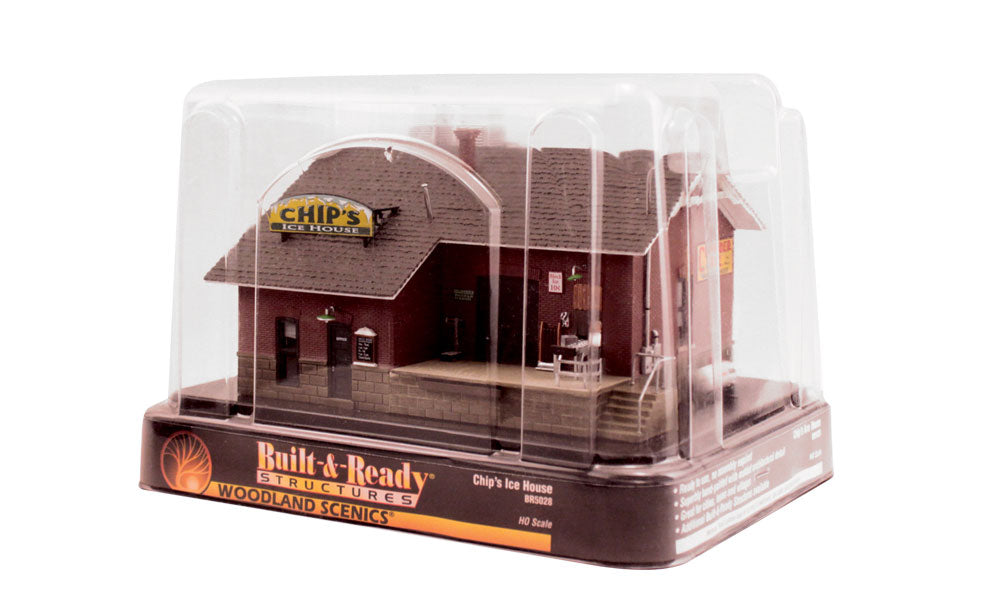 Woodland Scenics BR5028 HO Scale Built Up Structure - Chip's Ice House