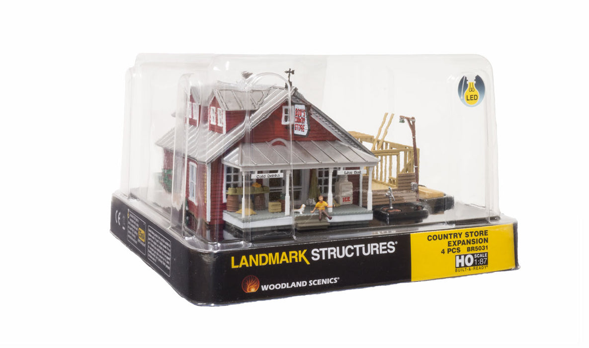 Woodland Scenics BR5031 HO Scale Built Up Structure - Country Store Expansion