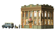 Woodland Scenics BR5033 HO Scale Built Up Structure - Citizens Savings & Loan