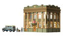 Woodland Scenics BR5033 HO Scale Built Up Structure - Citizens Savings & Loan