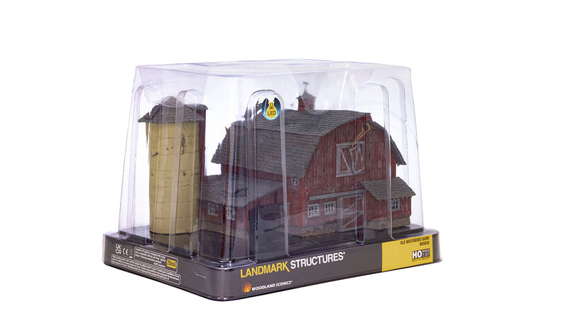 Woodland Scenics BR5038 HO Scale Built Up Structure - Old Weathered Barn
