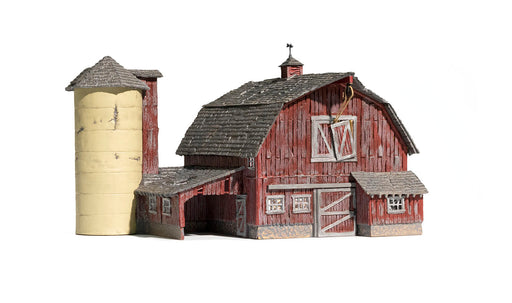 Woodland Scenics BR5038 HO Scale Built Up Structure - Old Weathered Barn