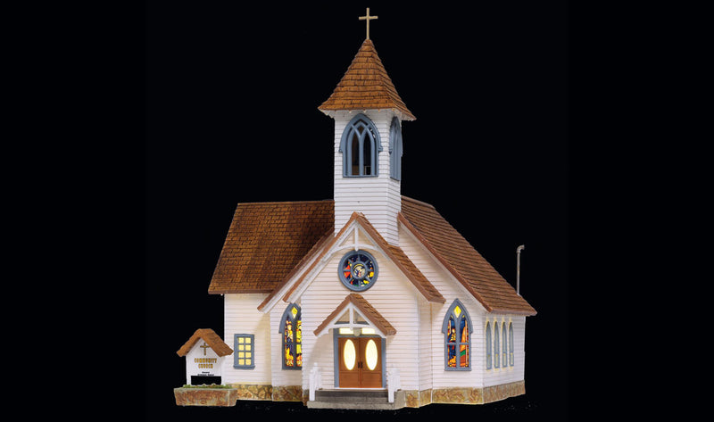 Woodland Scenics BR5041 HO Scale Built Up Structure - Community Church