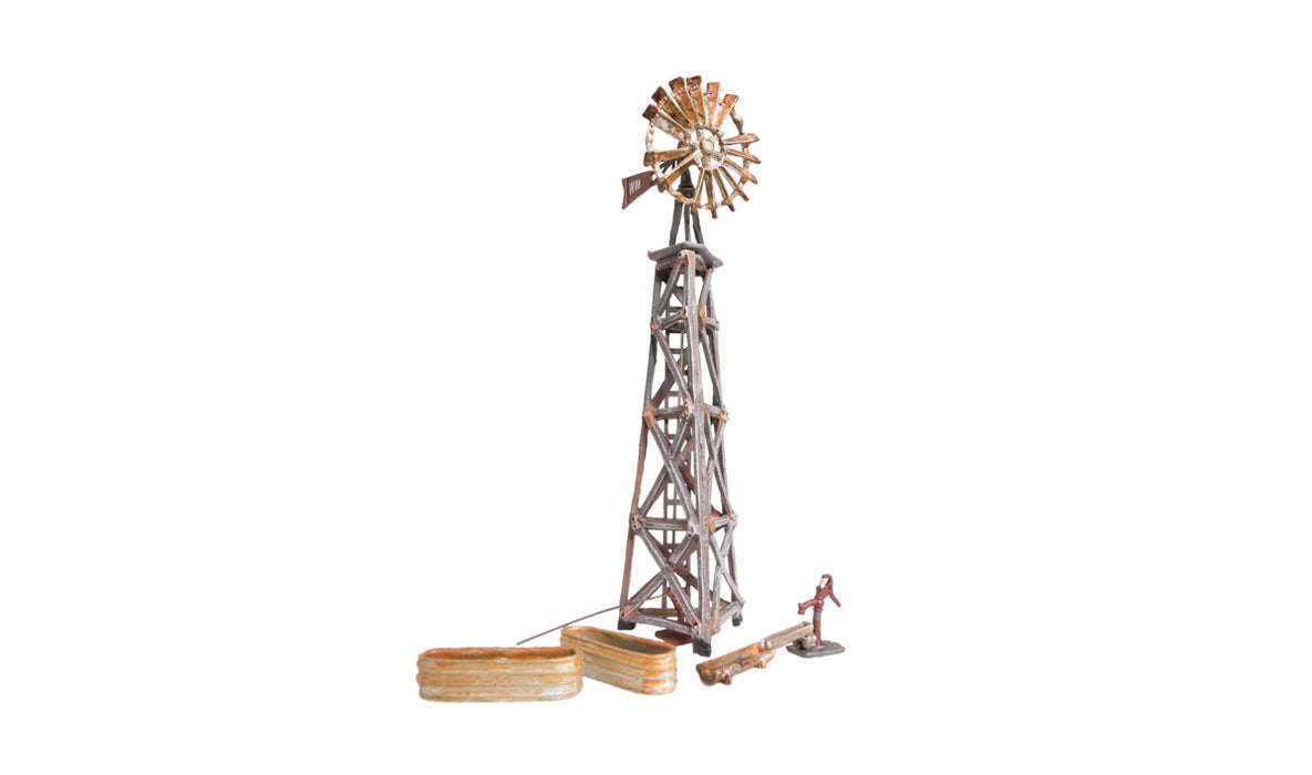 Woodland Scenics BR5042 HO Scale Built Up Structure - Old Windmill
