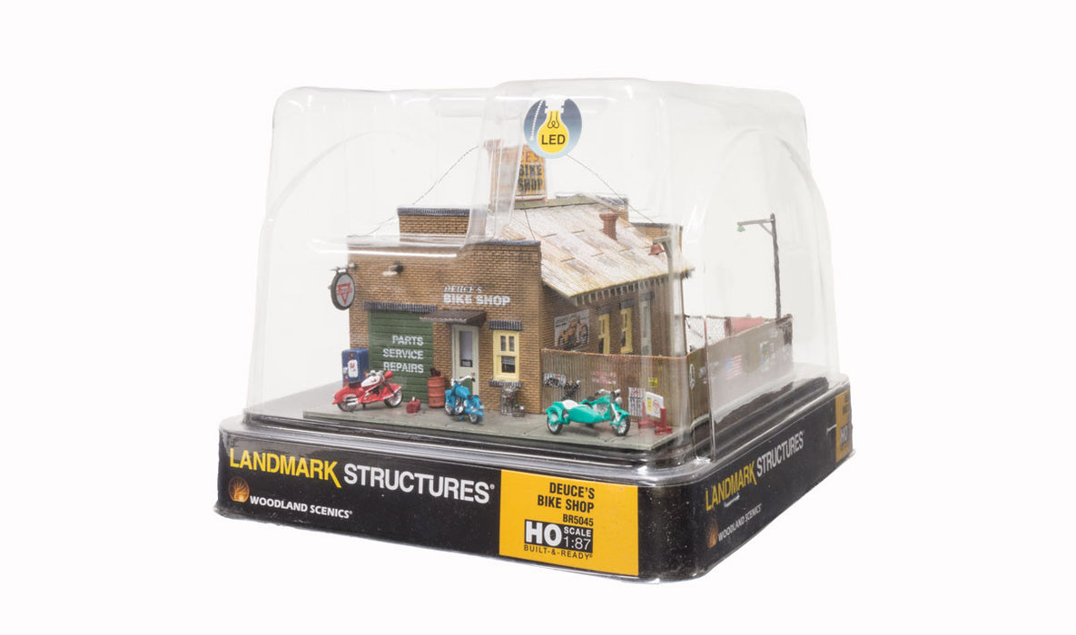 Woodland Scenics BR5045 HO Scale Built Up Structure - Deuce's Cycle Shop