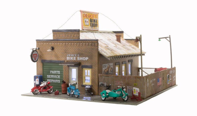 Woodland Scenics BR5045 HO Scale Built Up Structure - Deuce's Cycle Shop