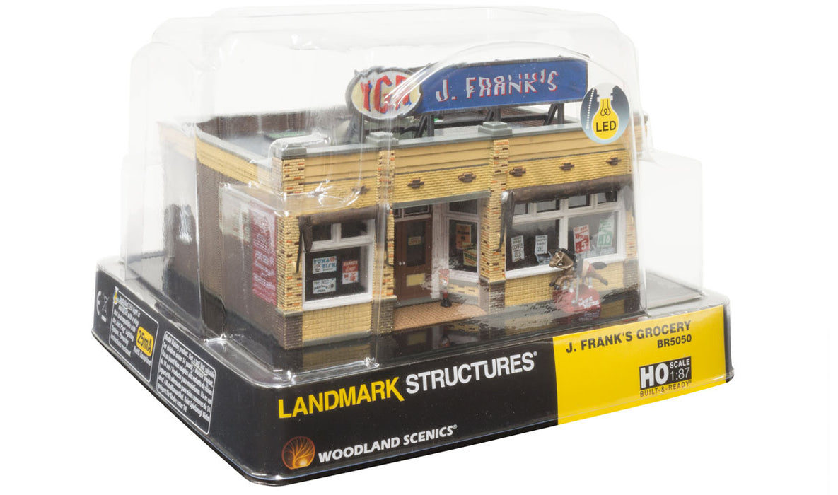 Woodland Scenics BR5050 HO Scale Built Up Structure - J. Frank's Grocery
