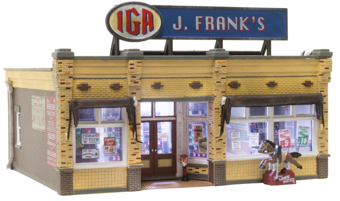 Woodland Scenics BR5050 HO Scale Built Up Structure - J. Frank's Grocery