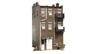 Woodland Scenics BR5051 HO Scale Built Up Structure - Betty's Burning Building