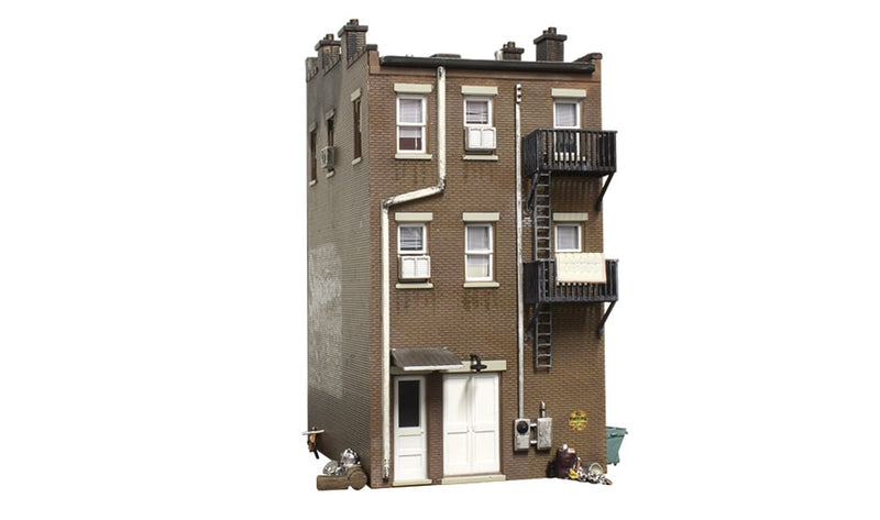 Woodland Scenics BR5051 HO Scale Built Up Structure - Betty's Burning Building