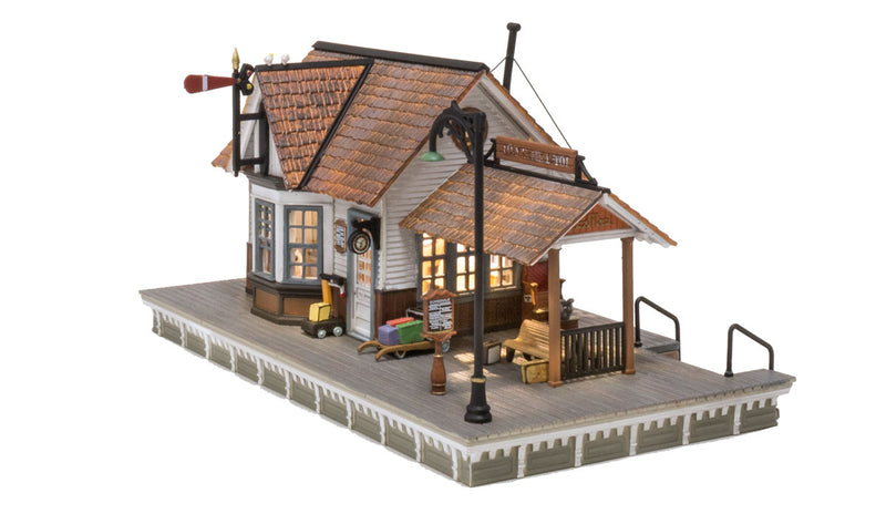 Woodland Scenics BR5052 HO Scale Built Up Structure - The Depot