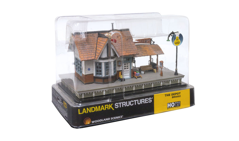 Woodland Scenics BR5052 HO Scale Built Up Structure - The Depot