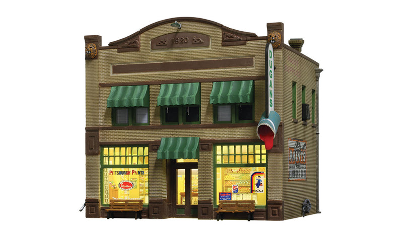 Woodland Scenics BR5053 HO Scale Built Up Structure - Dugan's Paint Store