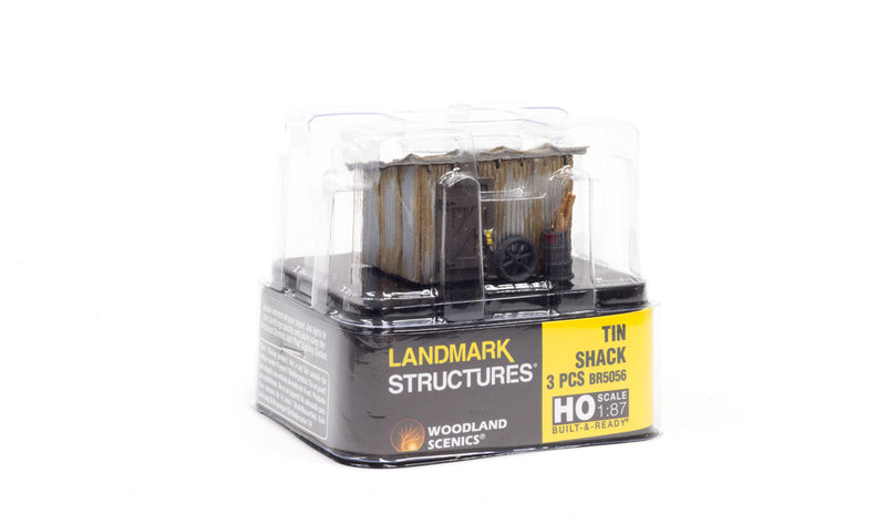 Woodland Scenics BR5056 HO Scale Built Up Structure - Tin Shack