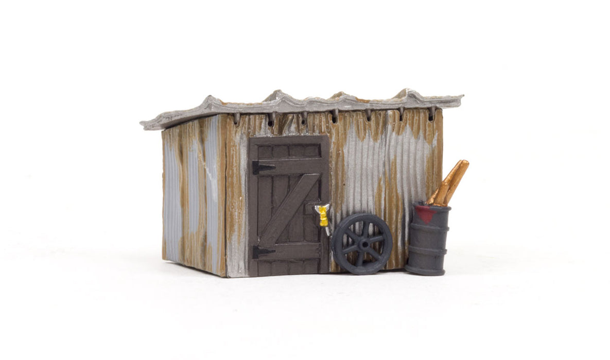 Woodland Scenics BR5056 HO Scale Built Up Structure - Tin Shack