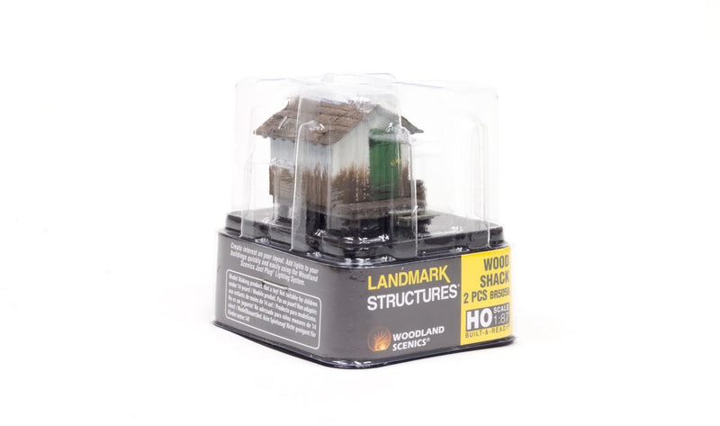 Woodland Scenics BR5058 HO Scale Built Up Structure - Wood Shack