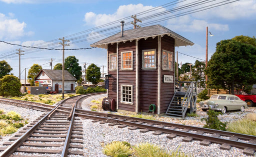Woodland Scenics BR5074 HO Scale Built Up Structure - Interlocking Switch Tower