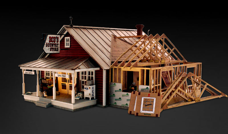 Woodland Scenics BR5845 O Scale Built Up Structure - Country Store Expansion