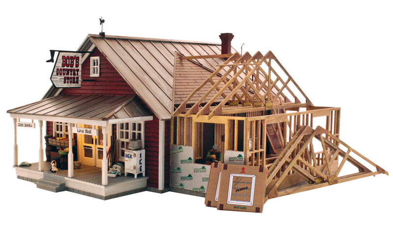 Woodland Scenics BR5845 O Scale Built Up Structure - Country Store Expansion