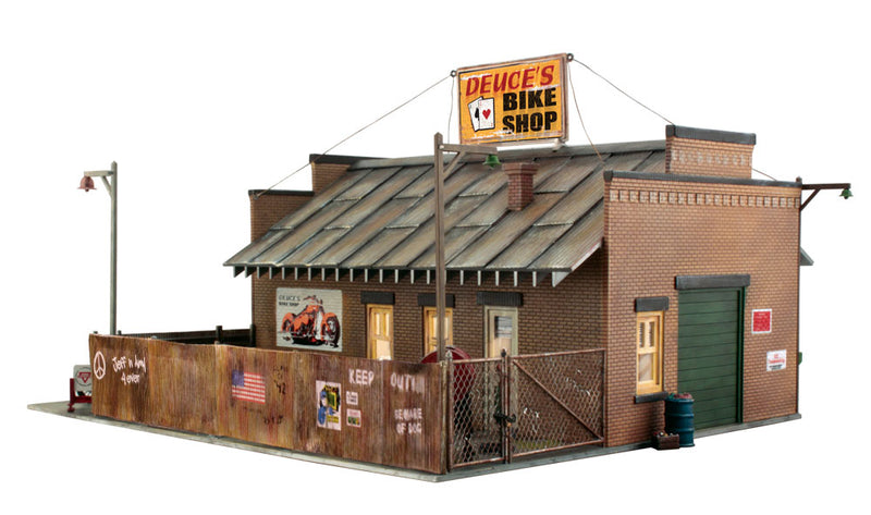 Woodland Scenics BR5846 O Scale Built Up Structure - Deuce's Cycle Shop