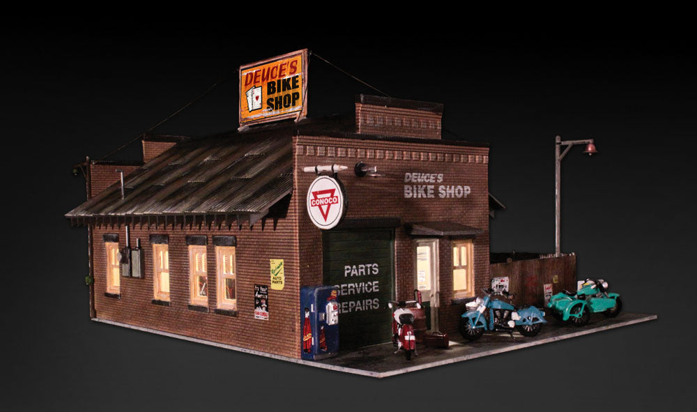 Woodland Scenics BR5846 O Scale Built Up Structure - Deuce's Cycle Shop