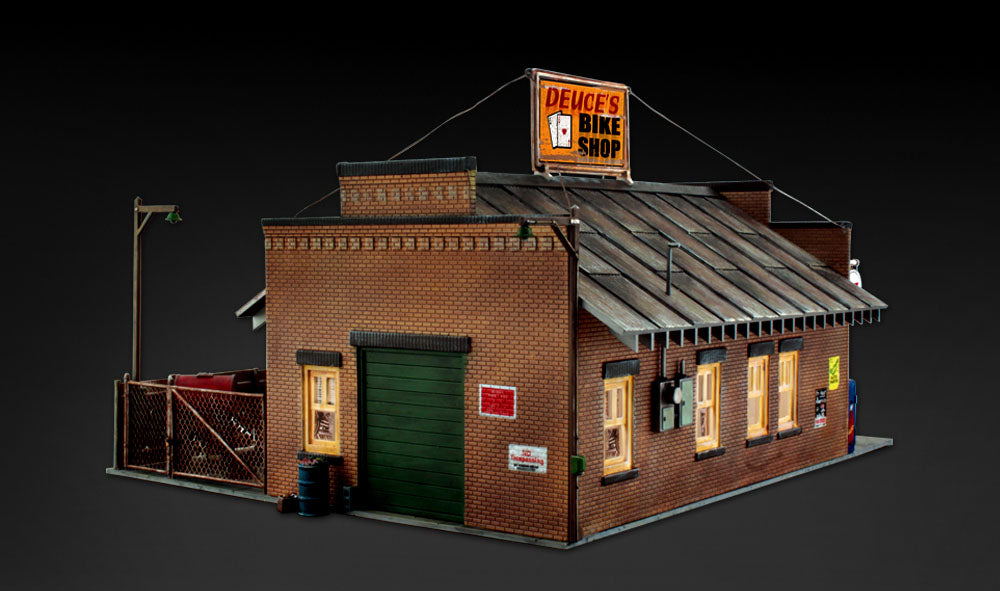 Woodland Scenics BR5846 O Scale Built Up Structure - Deuce's Cycle Shop
