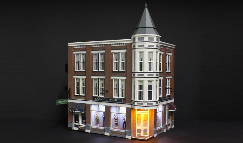 Woodland Scenics BR5847 O Scale Built Up Structure - Davenport Department Store