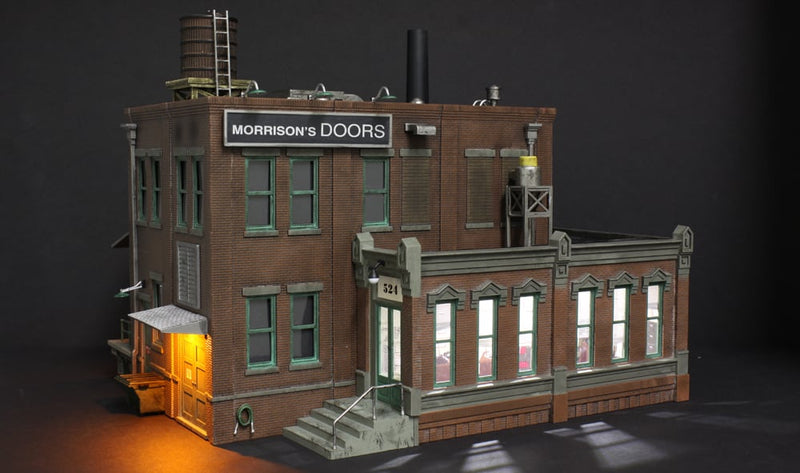 Woodland Scenics BR5848 O Scale Built Up Structure - Morrison Door Factory